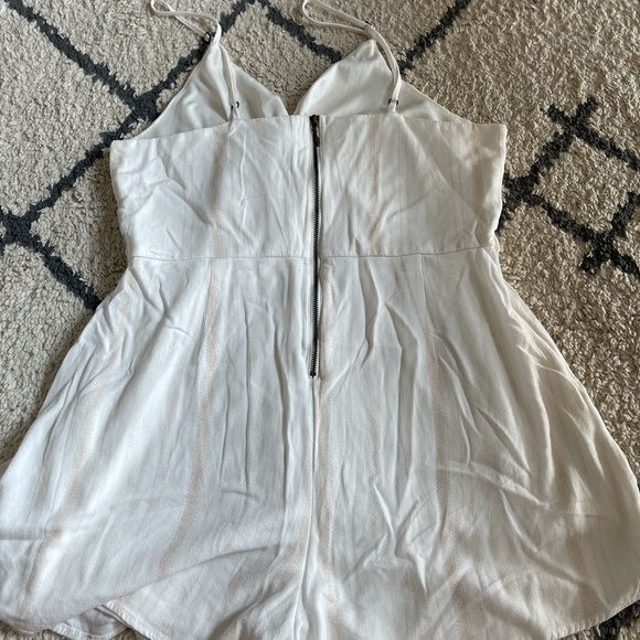SOLD White/cream romper - Picture 2 of 4